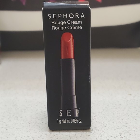 Mini Sephora Rouge Cream Lipstick 💄R04 The Red - Picture 1 of 6
